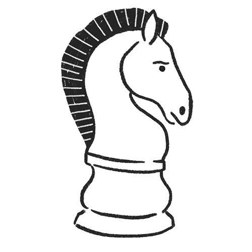 Knight chess piece